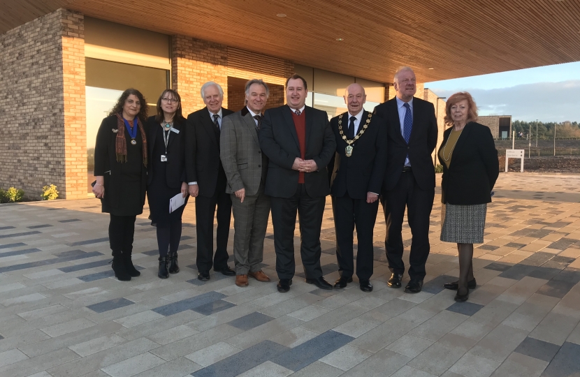 Marian Webb, Deborah Balsdon, John Burke DL, Ian Knowles, Cllr. Giles McNeill, Cllr. Steve England, Rt. Hon. Sir Edward Leigh MP and Cllr. Jessie Milne