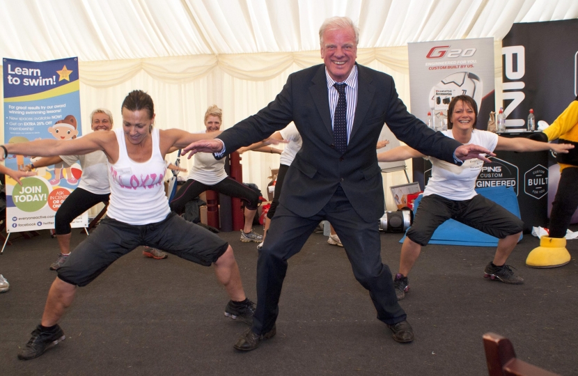 Edward Leigh at the Lincolnshire Show