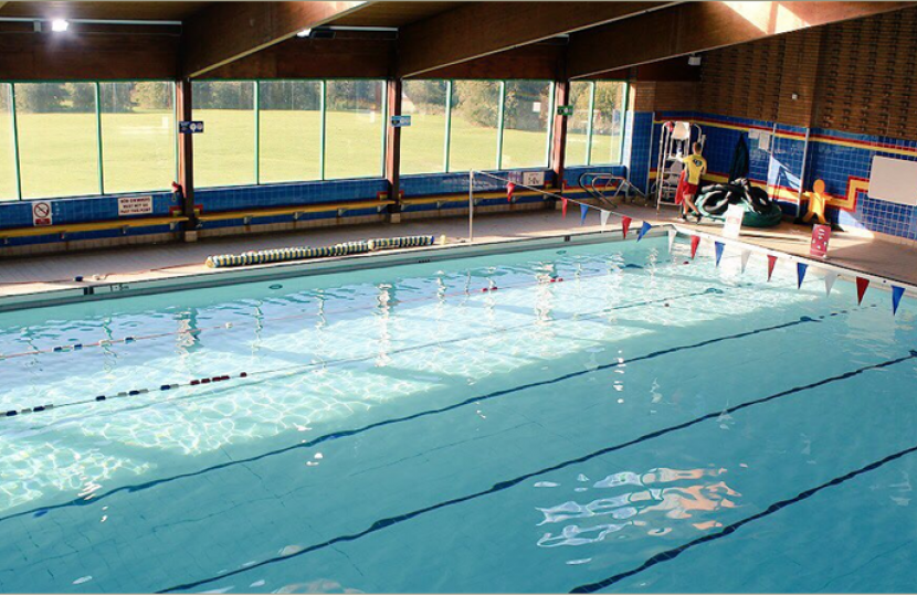 Swimming pool at West Lindsey Leisure Centre: Gainsborough