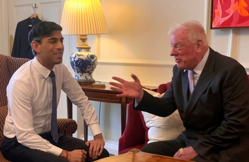 Rishi Sunak & Sir Edward Leigh