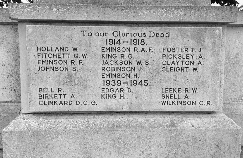 War Memorial, Scotter