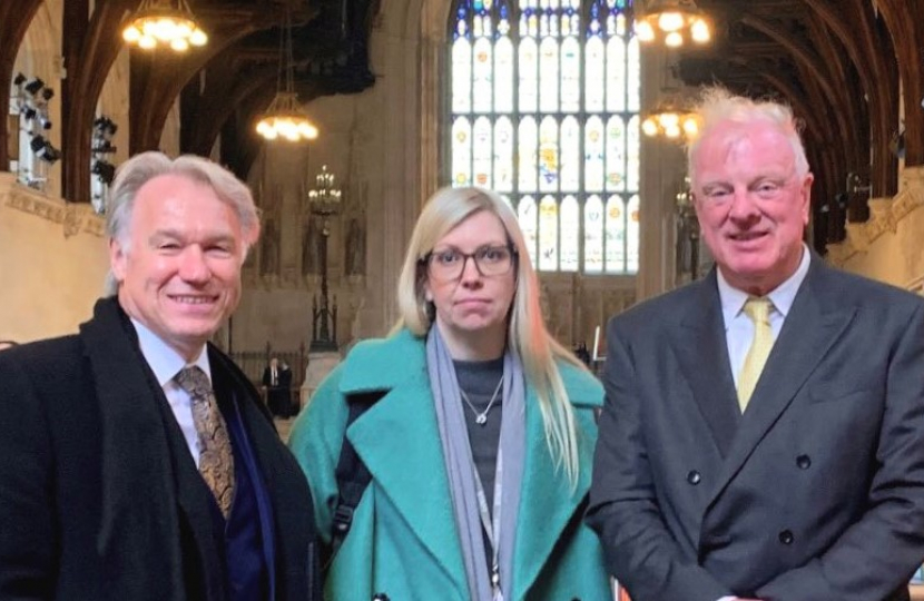 Sir Edward with West Lindsey Officials