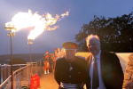 Lighting the Beacon at Lincoln Castle