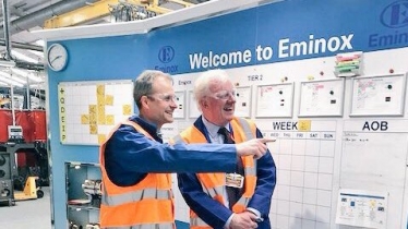 Sir Edward Leigh MP visits Eminox, Gainsborough