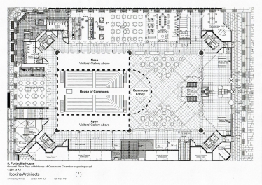 Sir Michael Hopkins plan for temporary Commons chamber