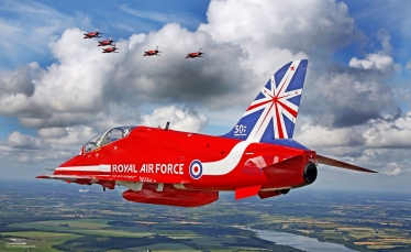 Red Arrow - © Crown Copyright 2014  Photographer: SAC Adam Fletcher - RAF