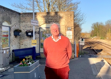 Sir Edward at Market Rasen railway station