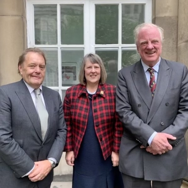 Sir John Hayes, Fiona Bruce, and Sir Edward Leigh