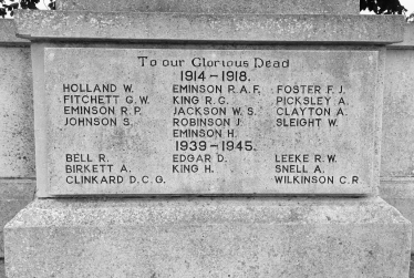 War Memorial, Scotter